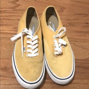 Yellow Vans size 11w